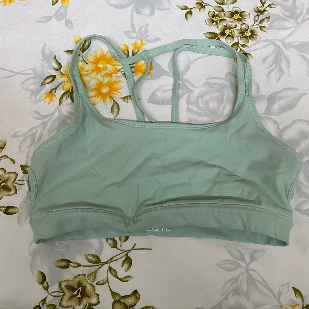 Eqyi Mint Strappy Sports Bra - Picture 3 of 4